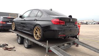 1000HP BMW 340i F30  0315 KMH Accelerations amp Drag Racing [upl. by Reinaldo]