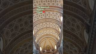 The beauty of Palatino Chapel of Reggia di Caserta shortsvideo amazing palace reggiadicaserta [upl. by Eleanora]