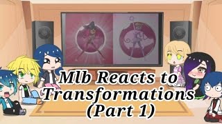 Mlb Reacts to Transformations Part 1  Purple Tigress and Pigella  Recommended [upl. by Jehoash]