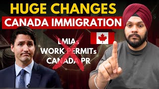 BIG CHANGES in 🇨🇦CANADA Immigration  NO LMIA amp Work Permits for Immigrants [upl. by Kcirde]