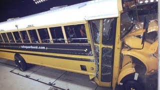 School Bus Crash  Exterior Shots [upl. by Nesiaj417]