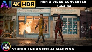 Demo Trailer using AI Enhanced STUDIO Mapping  Ver 122 R2  Deadpool amp Wolverine 2024 [upl. by Aneroc]