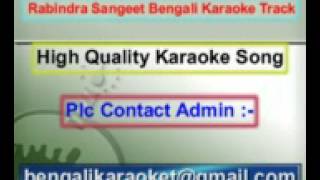 Dinguli Mor Sonar Khachay Karaoke Rabindra Sangeet [upl. by Akere273]