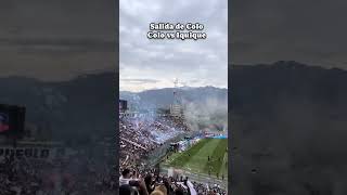 SALIDA DE COLO COLO VS Iquique colocoloeschile colocolooficial torneochileno shorts [upl. by Sima402]