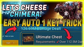 LETS CHEESE CHIMERA USE THIS TRICK FOR 1 KEY UNM TEST SERVER Raid Shadow Legends [upl. by Pedroza]