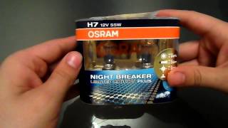 Osram Night Breaker Plus Gold Edition  Unboxing and initial thoughts [upl. by Ahcire]