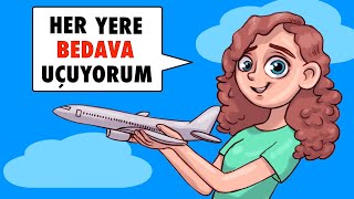 Uçakta Doğdum  Bu Nedenle İstediğim Her Yere Bedava Uçabiliyorum  İşte Benim Hikayem [upl. by Notlehs]