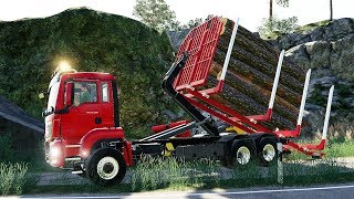 FS19  Forestry and Farming on Felsbrunn 081 [upl. by Enyahc]