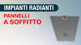 Soffitto radiante per riscaldamento e raffrescamento [upl. by Ardnuassak]