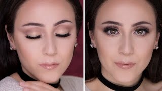 Neutral Makeup Tutorial  Full Face  Easy Look  Hatice Schmidt [upl. by Epifano952]