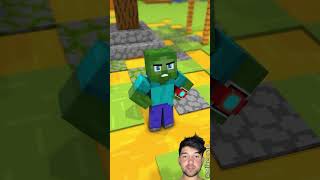 Warden vs herobrine monsterschool minecraft minecraftanimation minecraftmemes herobrine [upl. by Nemzzaj]