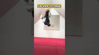 540 Kick Tutorial shorts martialarts taekwondo [upl. by Dnalloh]