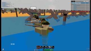 ROBLOX Surviving DDay Omaha Beach [upl. by Eelatan]