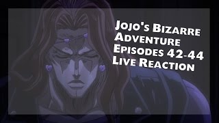 Jojos Bizarre Adventure Stardust Crusaders Episodes 4244 Live Reaction [upl. by Horvitz]