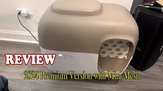 PetSnowy Cat Litter Box Self Cleaning Litter Box Review  2024 Premium Version with Mini Mesh [upl. by Anomer]