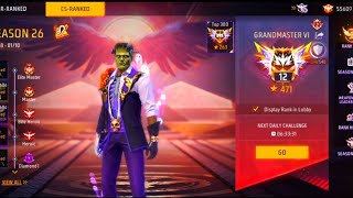 NEW SEASON CSR PUSH TO TOP 1 Free fire live pc gameplay in telugu hindi kannada freefire fflive [upl. by Suraved]