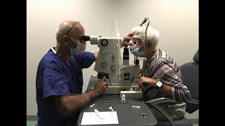 Selective laser trabeculoplasty SLT glaucoma treatment [upl. by Emie]