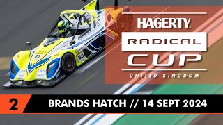 Hagerty Radical Cup UK 2024 Round 6  Brands Hatch  SR3 RACE 2 [upl. by Gehman489]