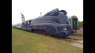 Dampflokomotiven Katastrophenzug Draisine Stromlinienlokomotive Schienenbus zum Lokfest Staßfurt 23 [upl. by Janifer513]