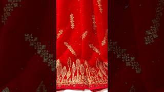 Georgette Chiffon Saree Zari Work [upl. by Barthold]