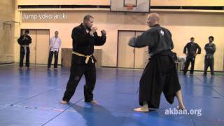 How to use Yoko aruki Ninja walk in combat  Ninjutsu technique Yossi Sheriff AKBAN [upl. by Aicekat789]