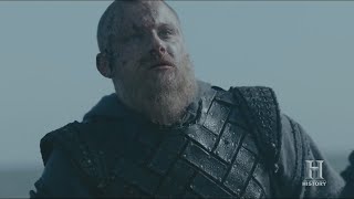 Vikings S06E10 Ivar stabs Bjorn  Ending scene of the Midseason finale [upl. by Eart]