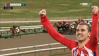 Antoine Griezmanns horse wins VERY EASILY in France [upl. by Yul]