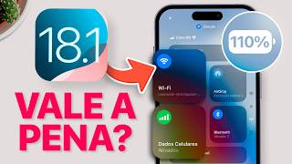 CHEGOU 😱 iOS 181 VÁRIAS NOVIDADES para o iPhone [upl. by Melnick]