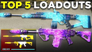 TOP 5 META ASSAULT RIFLE LOADOUTS in Warzone 👑 Warzone 3 Best Class Setups  MW3 [upl. by Vtehsta793]