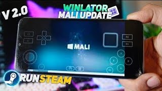 🤯Winlator Mali V20 UPDATE With Steam Games  Winlator Mali GPU Setup  Best Settings [upl. by Misha224]