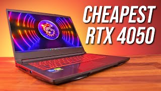 The Cheapest RTX 4050 Gaming Laptop  MSI GF63 Review 2023 [upl. by Eenahpets]