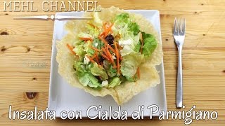 Ricetta Insalata con cialda di parmigiano  Mini recipe  Mehl Channel [upl. by Cerell]