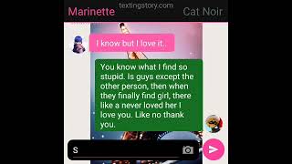 MarichatAdrienette Christmas texting story 🍋 lemon🍋 [upl. by Tiphani]