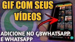 como faz figurinhas personalizada e bota no GBWhatsapp 2022 [upl. by Rebmac447]