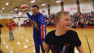 18YearOld with Down Syndrome Makes HalfCourt Shot Again [upl. by Namqul673]