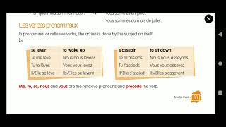 Les verbes pronominauxReflexivePronominal verbs [upl. by Chantal]