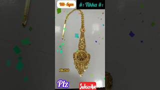 Latest Gold Tikli Exclusive Design 18kgoldjewellery goldjewellerydesignsforwomen [upl. by Nylime426]