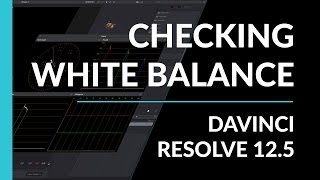 Set White Balance with the Vectorscope  Davinci Resolve Tutorial [upl. by Nortna]