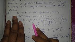 Numerical On Stagnation Properties [upl. by Ainud]