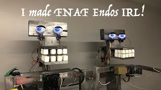 I made FNAF Endos Endoskeletons IRL In Real Life [upl. by Ibok]