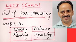 HOW TO PARAPHRASE  IELTS  WRITING  SPEAKING [upl. by Iel]