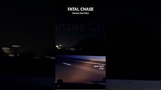 Arkansas State Police Chase Ends In Fatality pursuit crime crash dashcam arkansasstatepolice [upl. by Neelloj]