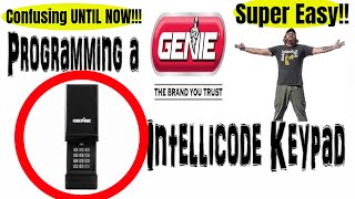 Genie Intellicode Wireless Keypad Not Working  Reprogramming Video [upl. by Narcis974]