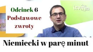 Niemiecki w parę minut  odcinek 6  podstawowe zwroty  gerlicpl [upl. by Nuzzi]