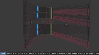 Digital Logic Sim 64BIT ADDER [upl. by Ilatfen]