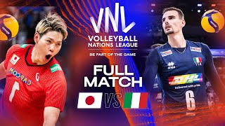 Japan vs Italy  Full Match  Mens VNL 2023 [upl. by Siraf]