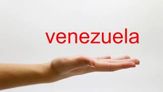 How to Pronounce venezuela  American English [upl. by Yenaffit]