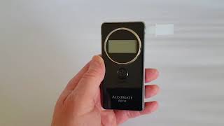 How to use the AlcoMate Revo Model TS 200 breathalyzer [upl. by Manny]