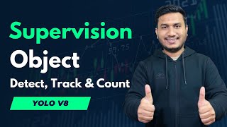 How to Perform Detection Tracking amp Counting Objects using YOLOv8 amp Roboflow Supervision [upl. by Ambrosius174]