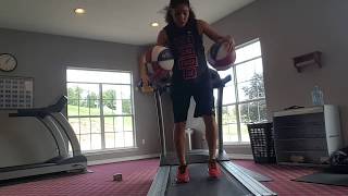 Advanced Basketball  Treadmill Workout [upl. by Eirrem]